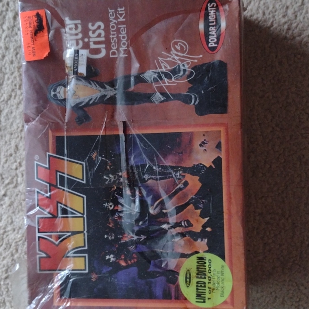 PETER CRISS drummer for KISS The CAT MAN statue  kit for sale vintage and rare !